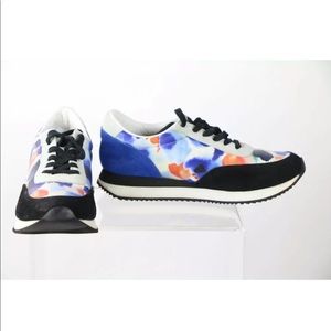Loeffler Randall Size 7 Rio Trainers Ink Floral